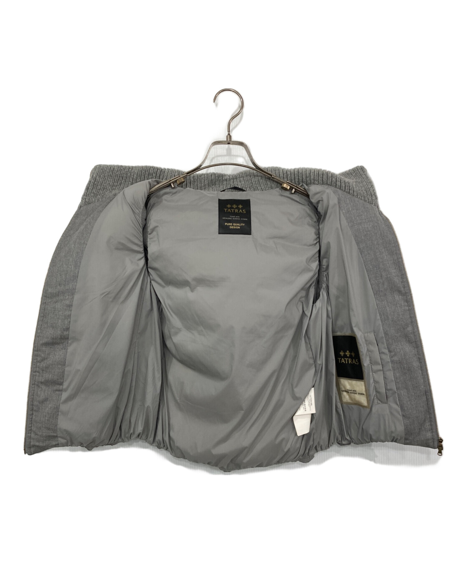 TATRAS（タトラス）ウールダウンベスト【古着】【送料無料】 中古・古着通販】TATRAS (タトラス) ウールダウンベスト グレー サイズ
