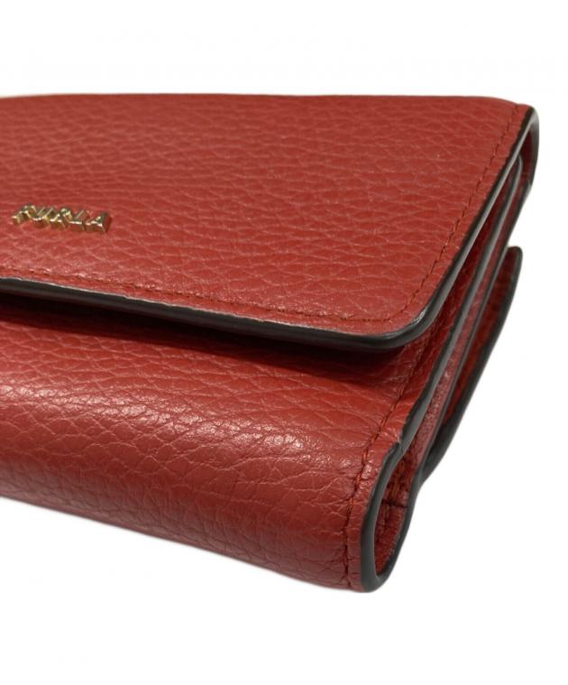 中古・古着通販】FURLA (フルラ) 3つ折り財布 レッド｜ブランド・古着