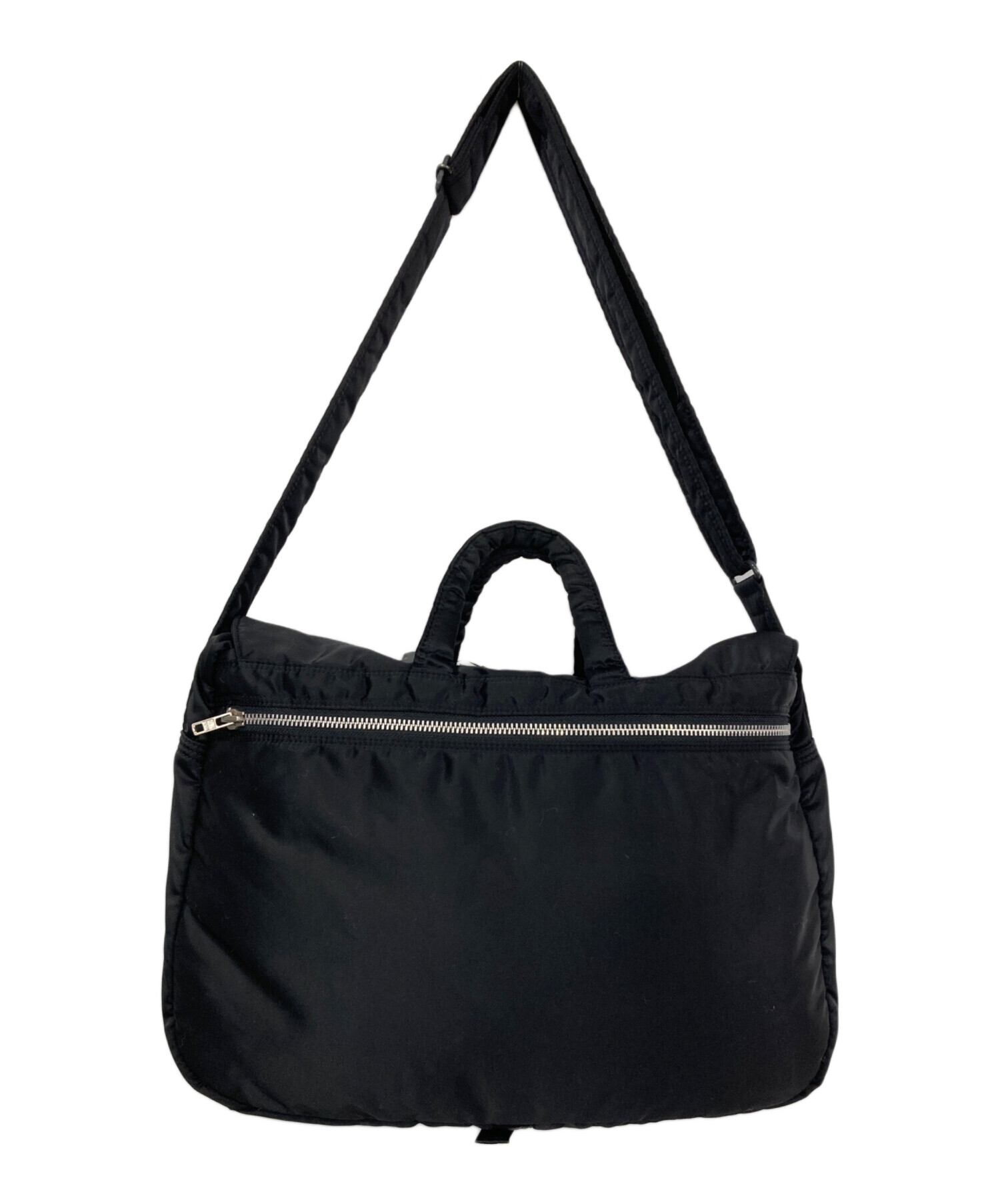 中古・古着通販】PORTER (ポーター) 2WAYフラップバッグ ブラック