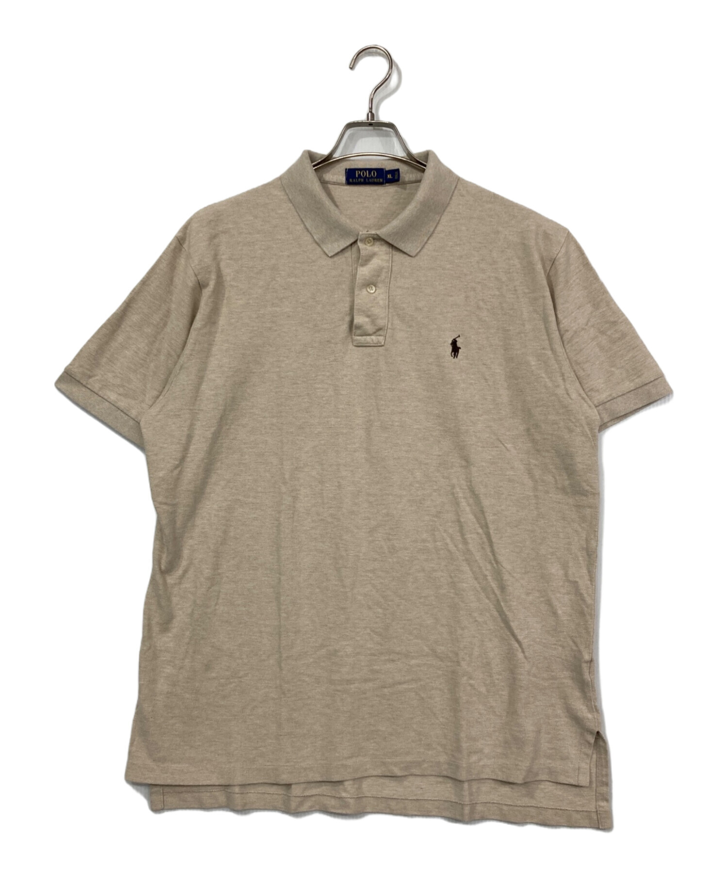 POLO RALPH LAUREN ポロシャツ XL カスタム ベージュ 中古・古着通販】POLO RALPH LAUREN (ポロ・ラルフローレン