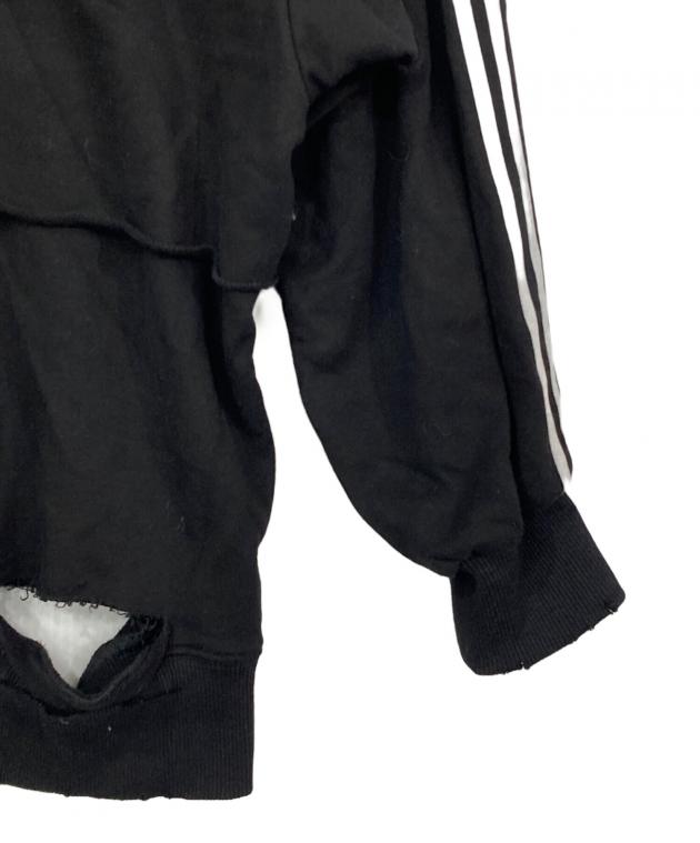 中古・古着通販】SeeSew (シーソー) LAYERD DAMAGE SWEAT/レイヤード