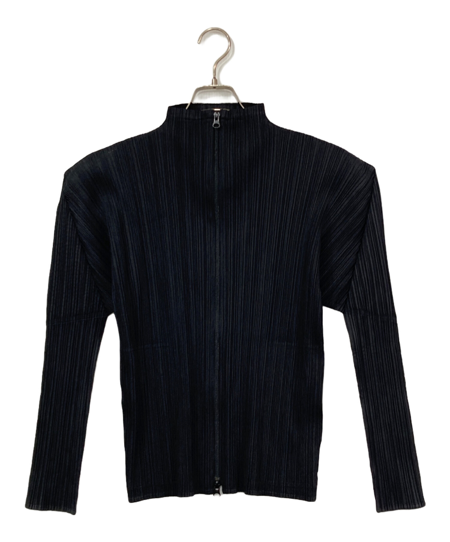 【美品】PLEATS PLEASE フーデッドブルゾン　　　ザイス3 中古・古着通販】PLEATS PLEASE (プリーツプリーズ) プリーツジップ