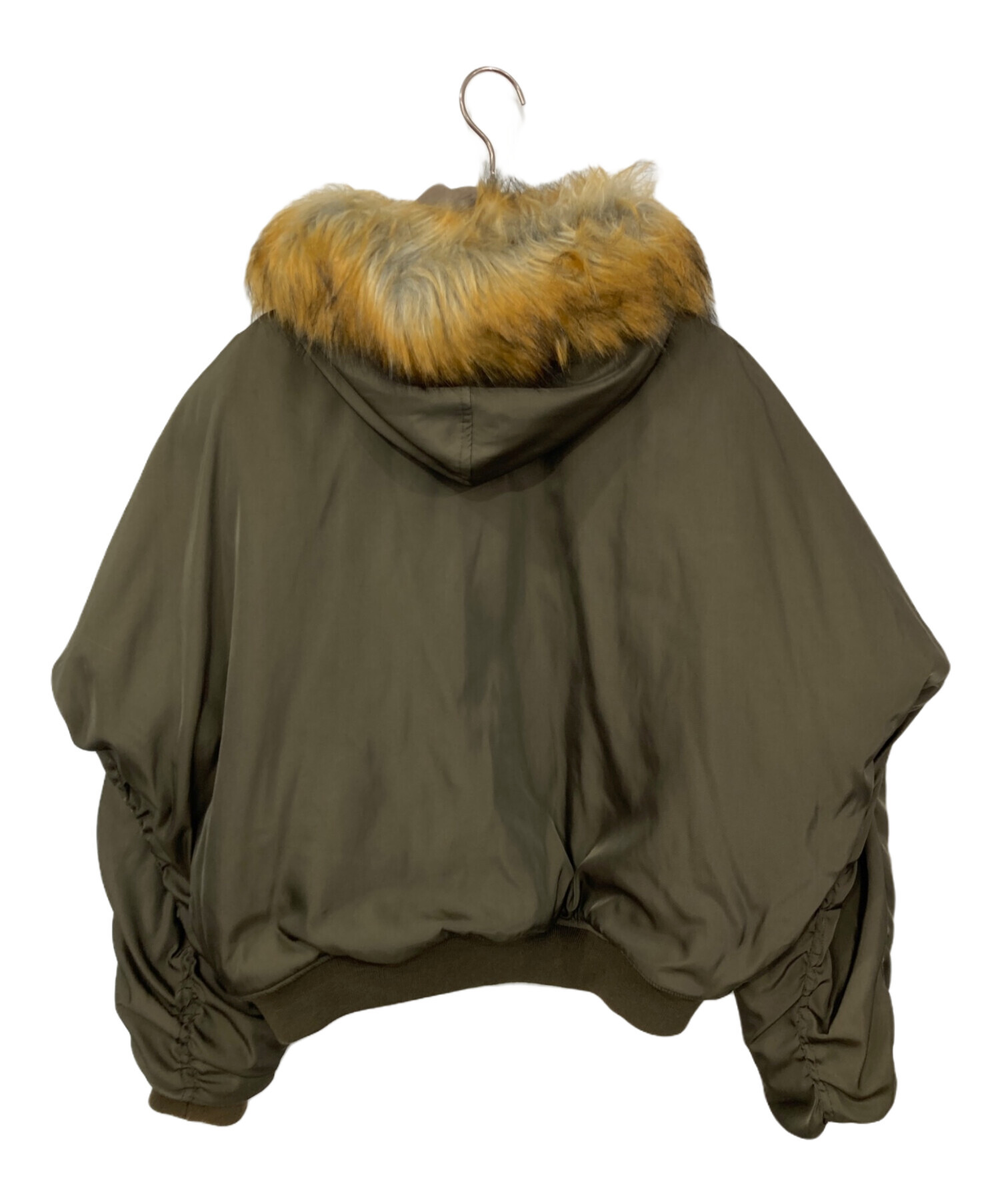 中古・古着通販】ALEXIA STAM (アリシアスタン) Fur Hooded Bomber