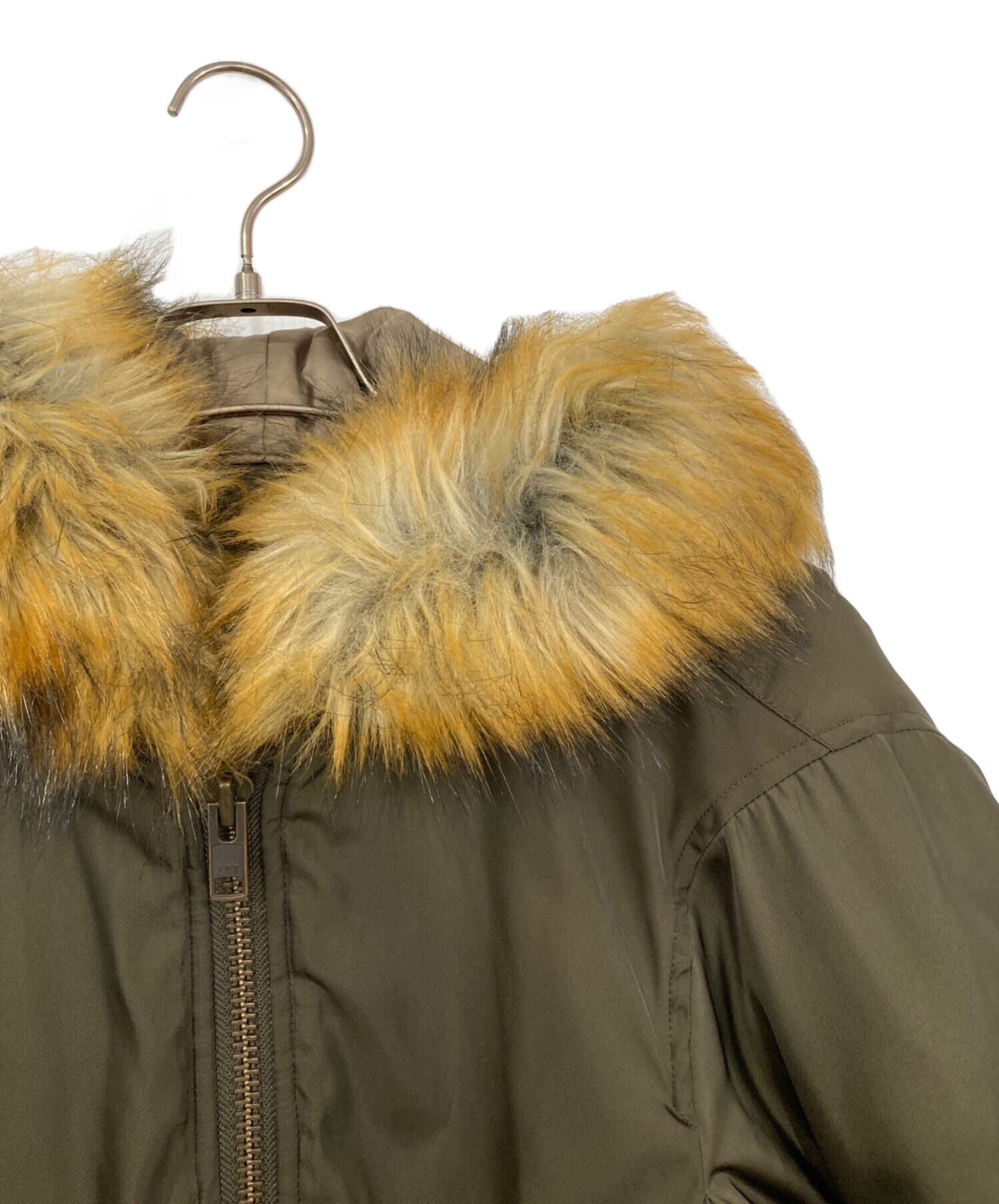 中古・古着通販】ALEXIA STAM (アリシアスタン) Fur Hooded Bomber