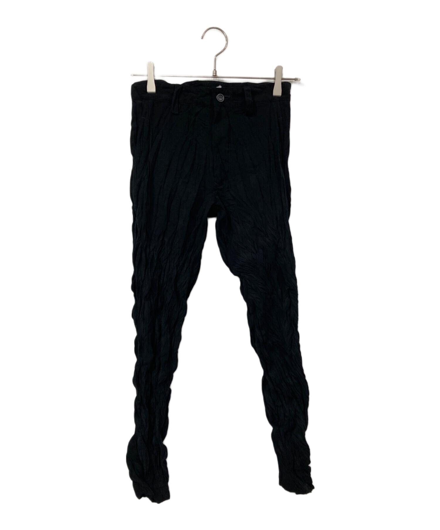 フーガシワ加工パンツ 中古・古着通販】ISSEY MIYAKE (イッセイミヤケ) シワ加工パンツ