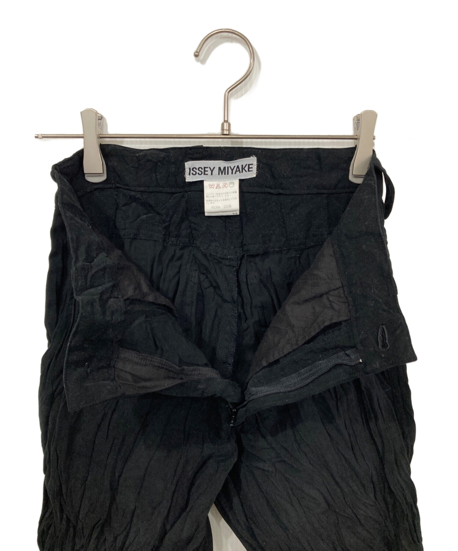 中古・古着通販】ISSEY MIYAKE (イッセイミヤケ) シワ加工パンツ