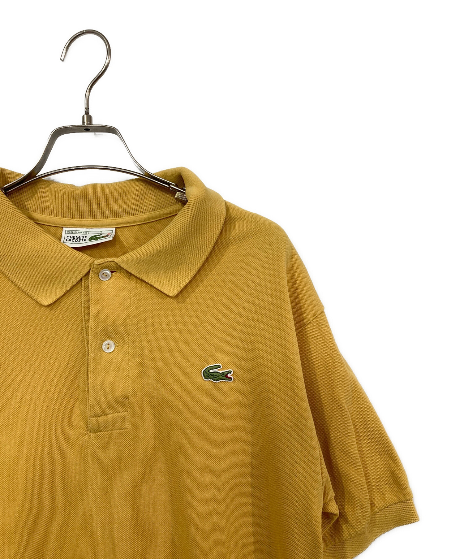 中古・古着通販】LACOSTE (ラコステ) ポロシャツ イエロー サイズ:S