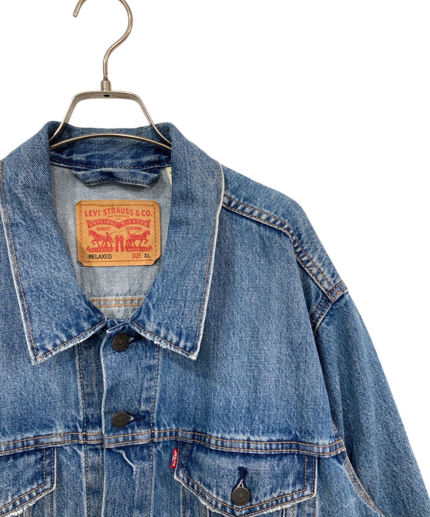 中古・古着通販】LEVI'S (リーバイス) デニムジャケット インディゴ
