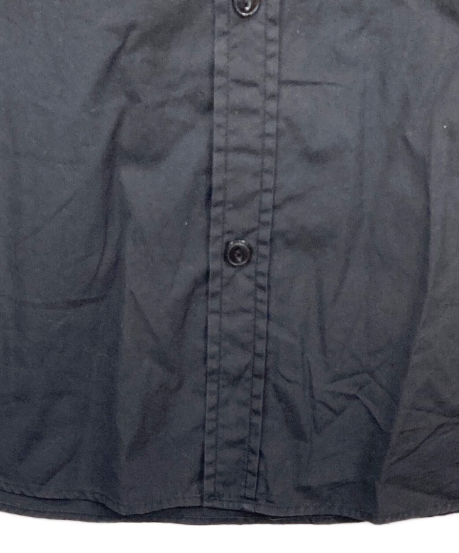 中古・古着通販】stussy (ステューシー) ワッペン半袖シャツ ブラック