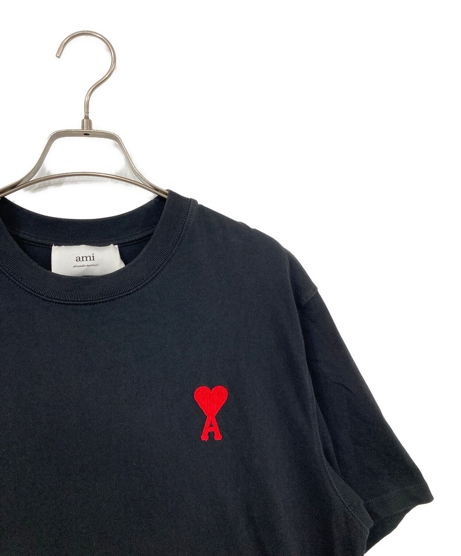 中古・古着通販】AMI PARIS (アミ パリス) ハートロゴ刺繍Tシャツ