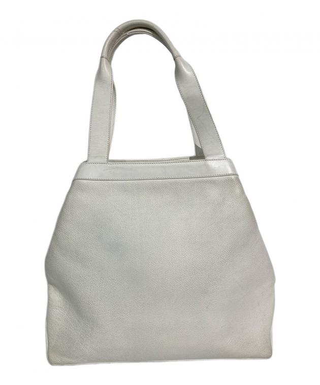 【お値下げ】GUCCI グッチ　トートバック 中古・古着通販】GUCCI (グッチ) GGトートバッグ ホワイト｜ブランド
