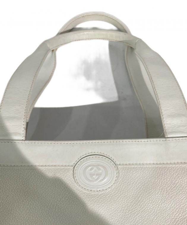 中古・古着通販】GUCCI (グッチ) GGトートバッグ ホワイト｜ブランド