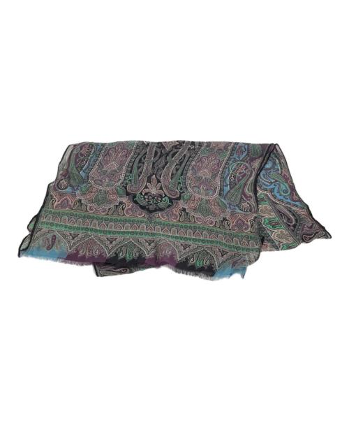 中古・古着通販】ETRO (エトロ) ペイズリー柄シルクストール パープル