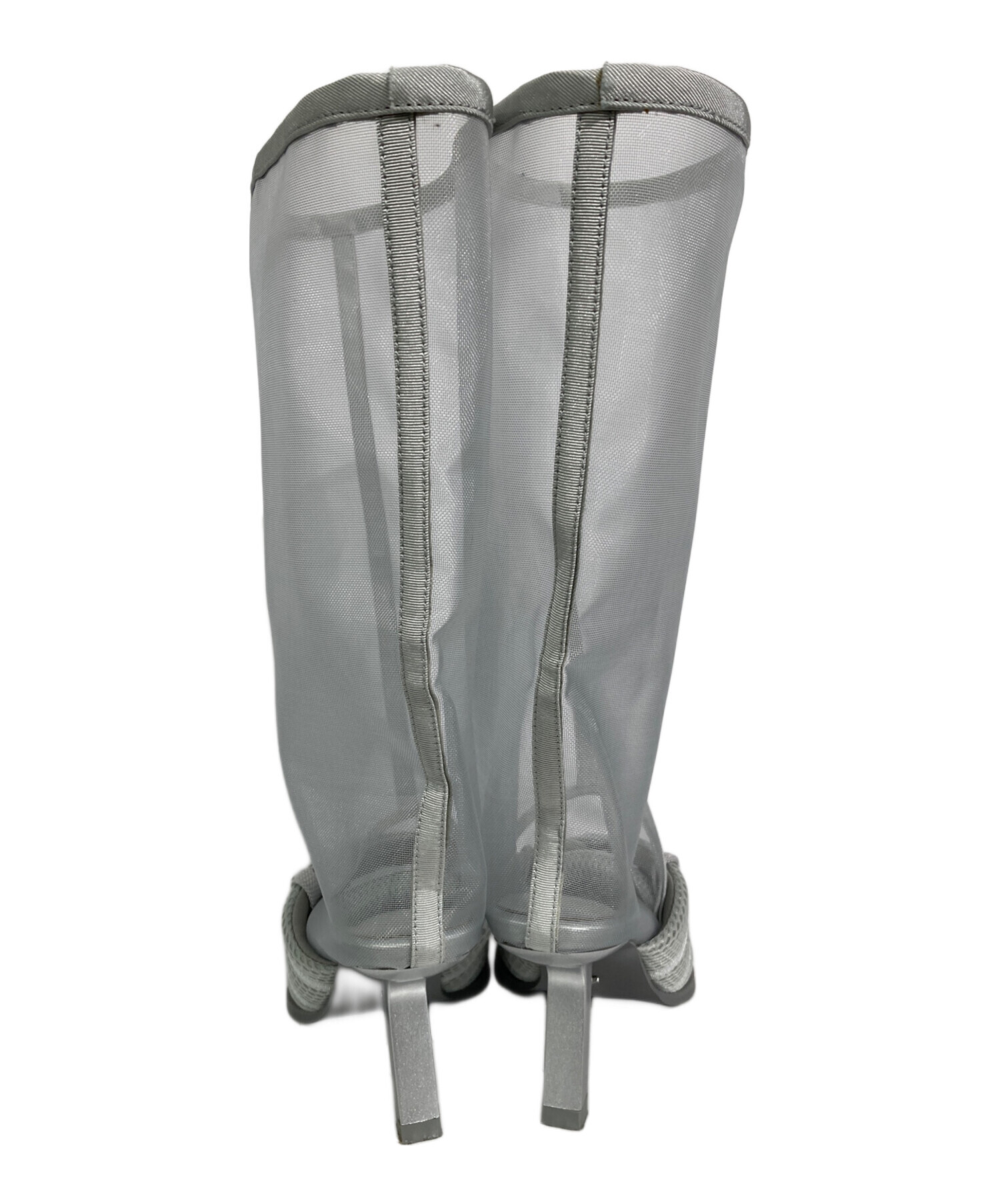YELLO IO MESH BOOTS シルバー 中古・古着通販】YELLO (イエロ) IO MESH BOOTS グレー サイズ:L
