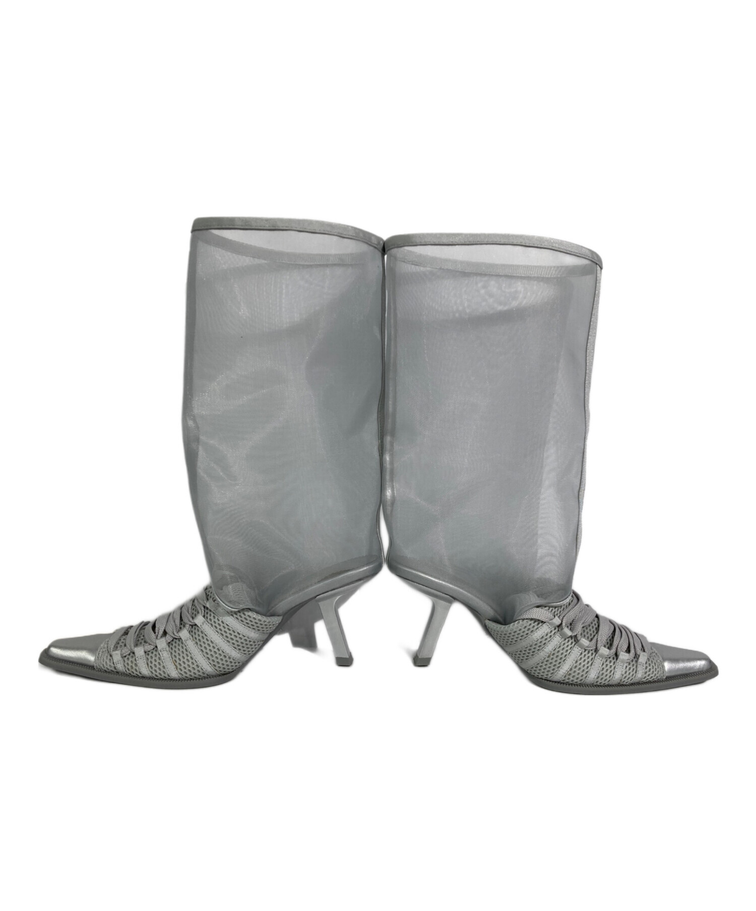 中古・古着通販】YELLO (イエロ) IO MESH BOOTS グレー サイズ:L