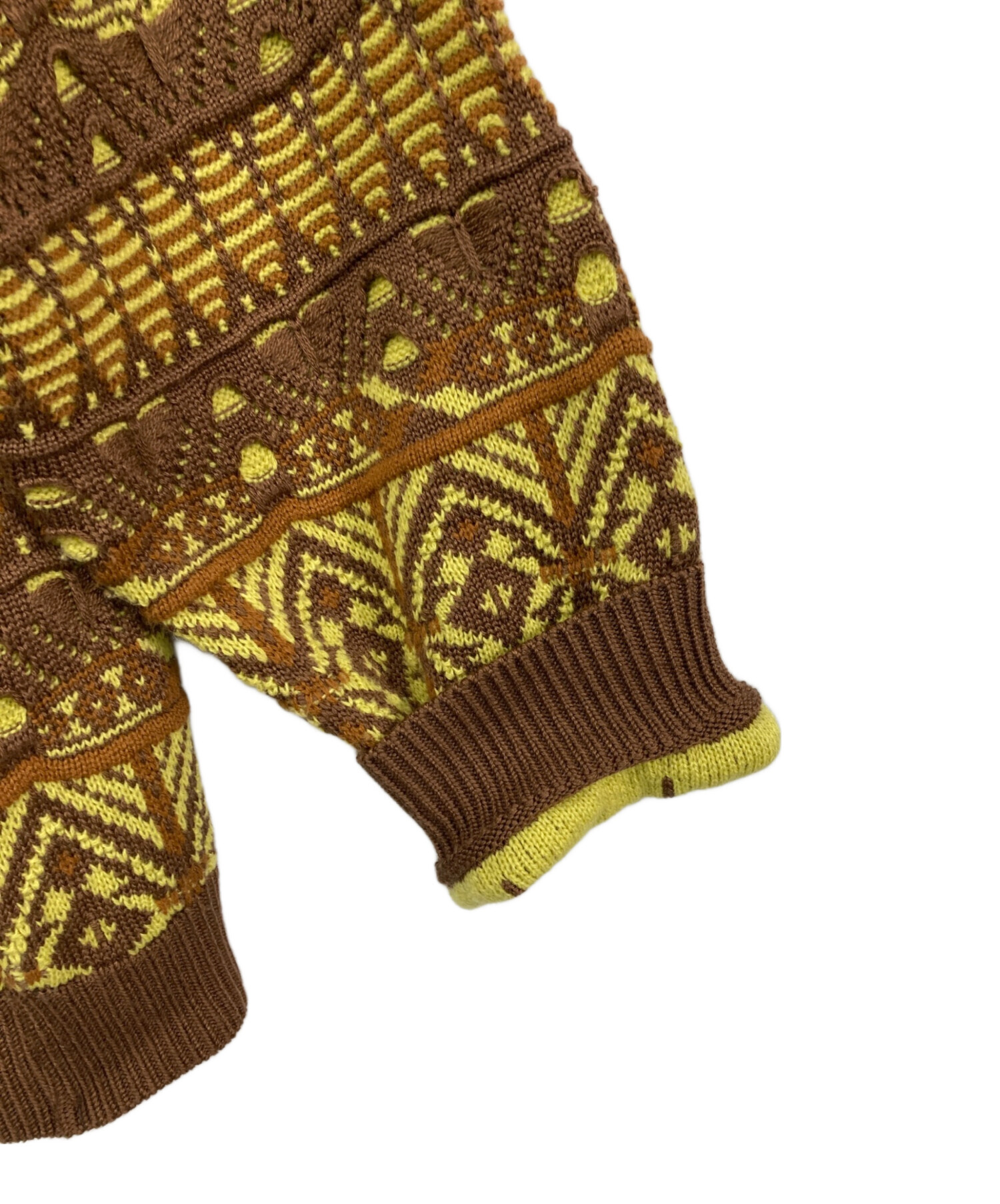 中古・古着通販】IROQUOIS (イロコイ) 7GG COOGI TUCK KNIT CD