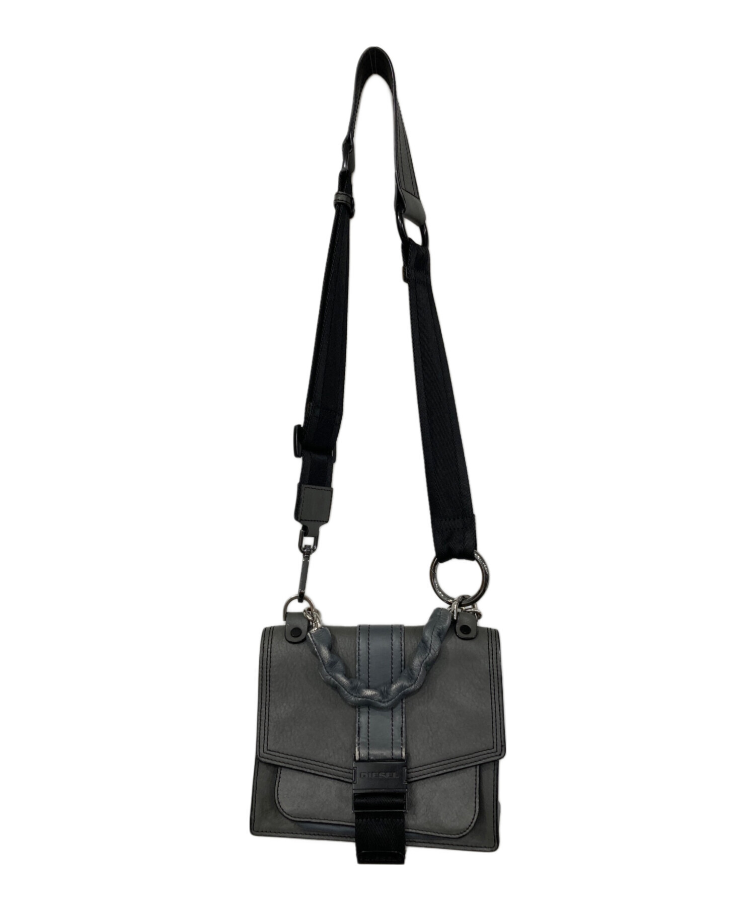 中古・古着通販】DIESEL (ディーゼル) ショルダーバッグ グレー