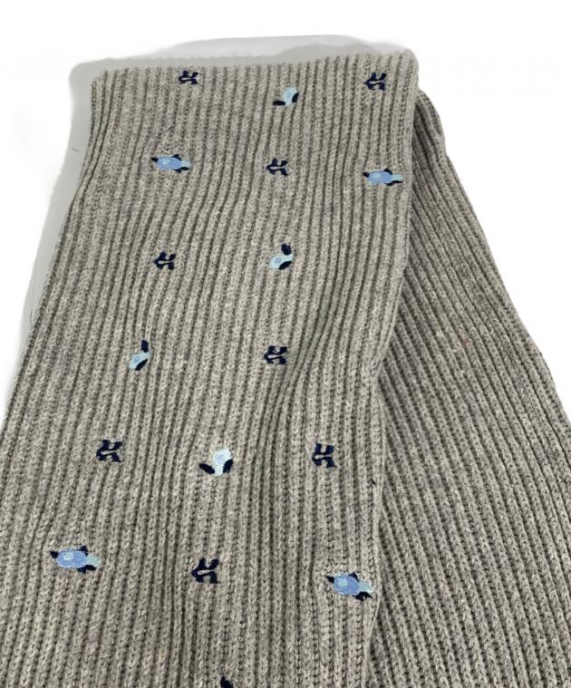 中古・古着通販】knuth marf (クヌースマーフ) K motif muffler グレー