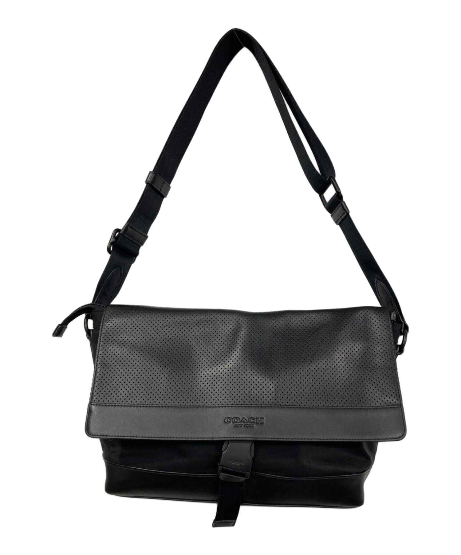 中古・古着通販】COACH (コーチ) ショルダーバッグ ブラック｜ブランド