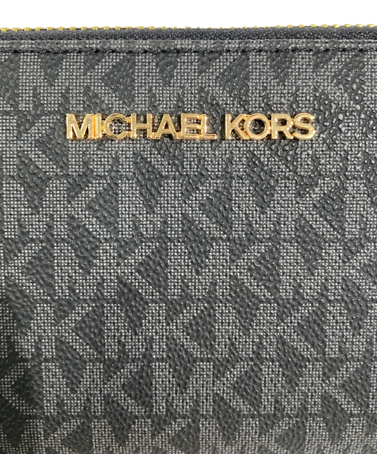 中古・古着通販】MICHAEL KORS (マイケルコース) 長財布 ブラック 未