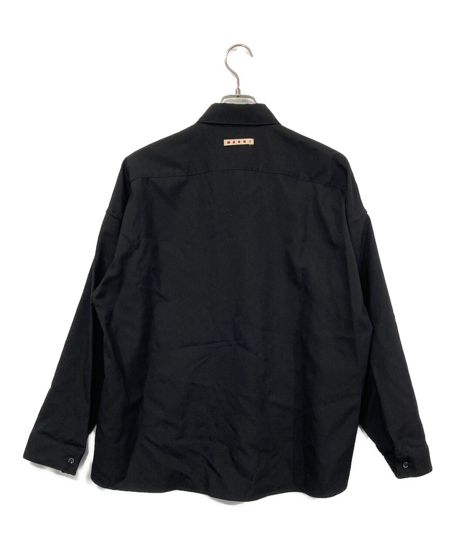 中古・古着通販】MARNI (マルニ) ウールトロピカルシャツ ブラック