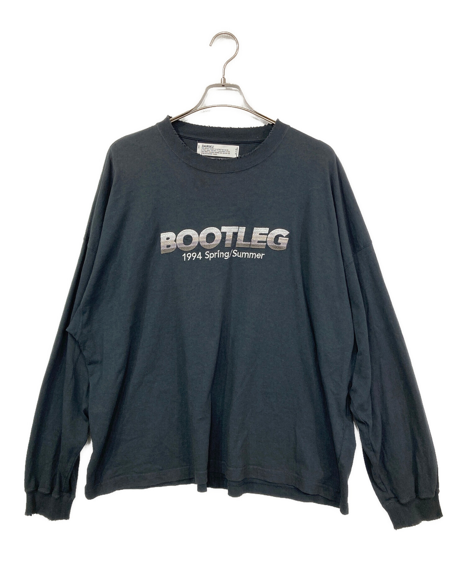 中古・古着通販】DAIRIKU (ダイリク) BOOTLEG Embroidery Tee グレー