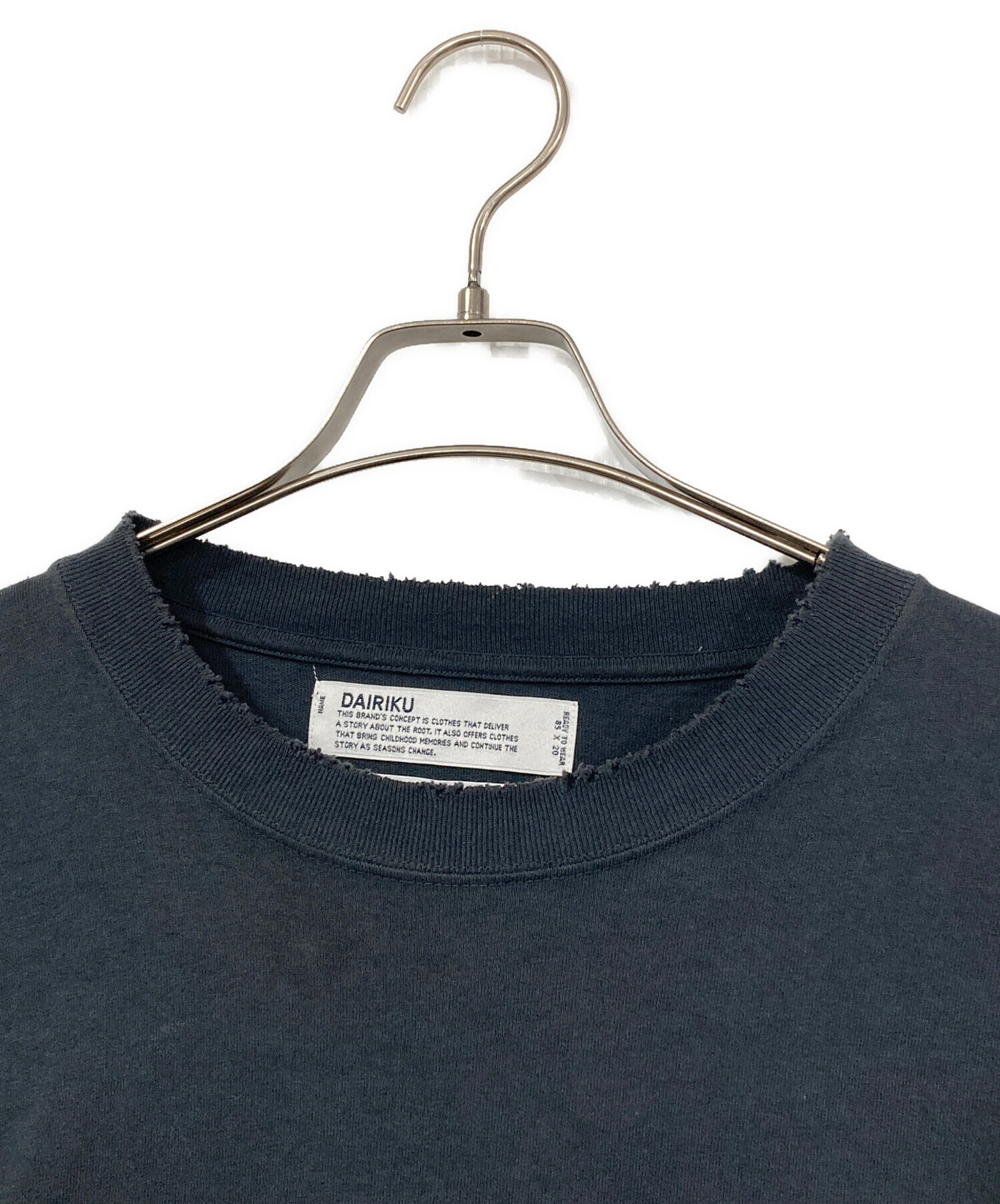 中古・古着通販】DAIRIKU (ダイリク) BOOTLEG Embroidery Tee グレー