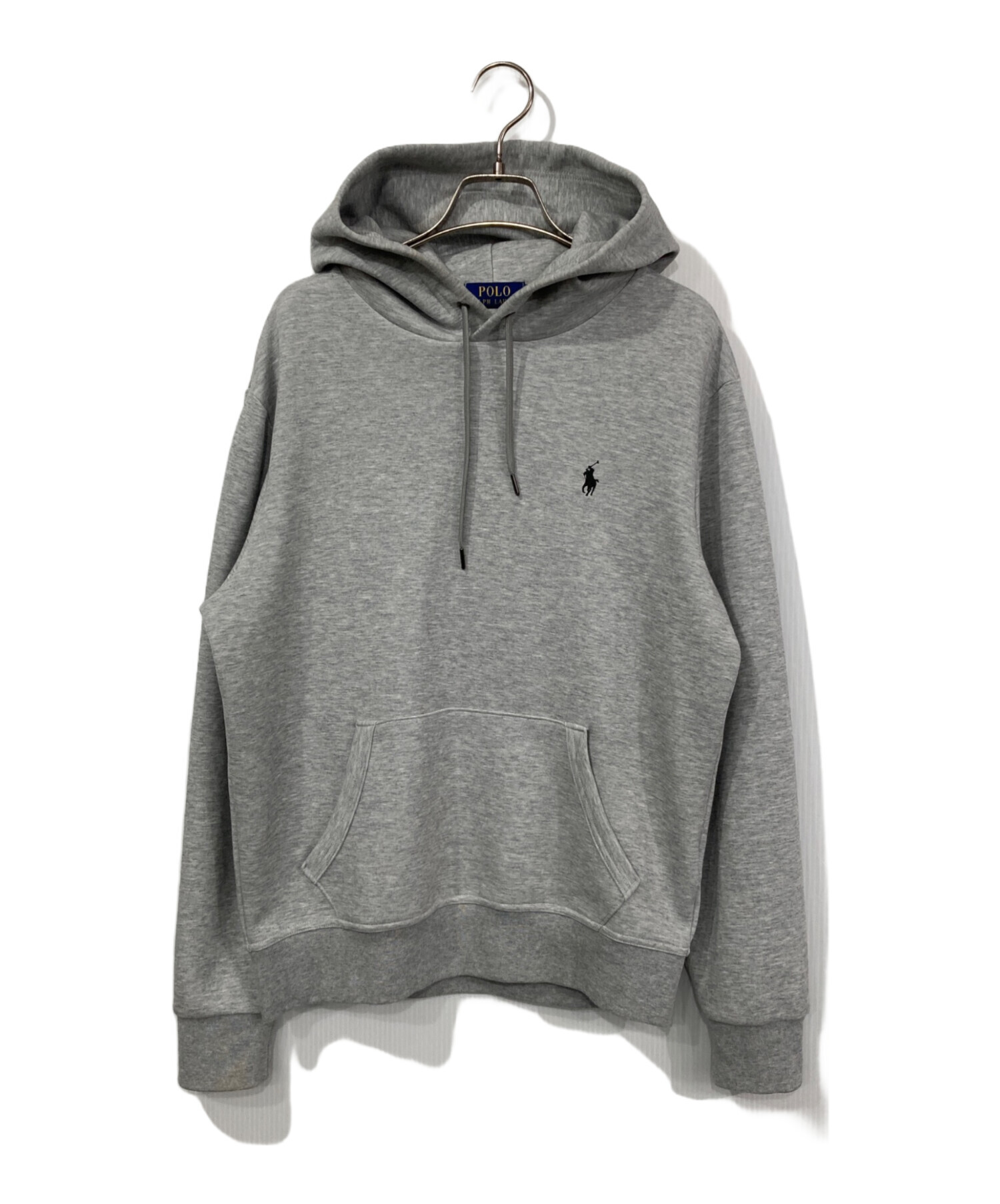 ポロラルフローレン パーカー　グレー　メンズＭ　used品 中古・古着通販】POLO RALPH LAUREN (ポロ・ラルフローレン) プル