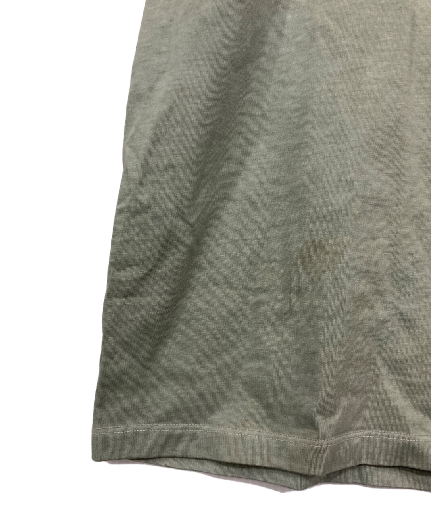 メゾンマルタンマルジェラ　Tシャツ　アーミーグリーン　サイズ44 イタリア製 中古・古着通販】Maison Margiela (メゾンマルジェラ) ガーメントダイ