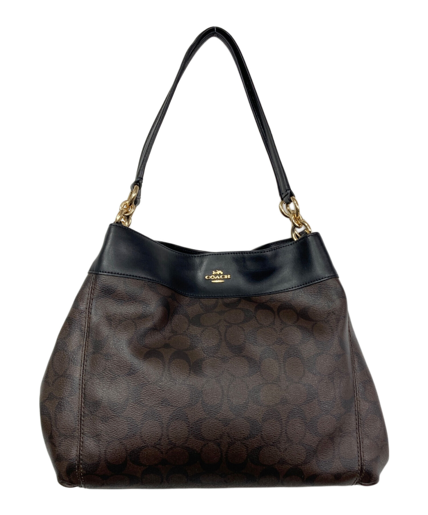 中古・古着通販】COACH (コーチ) ハンドバッグ ブラウン｜ブランド