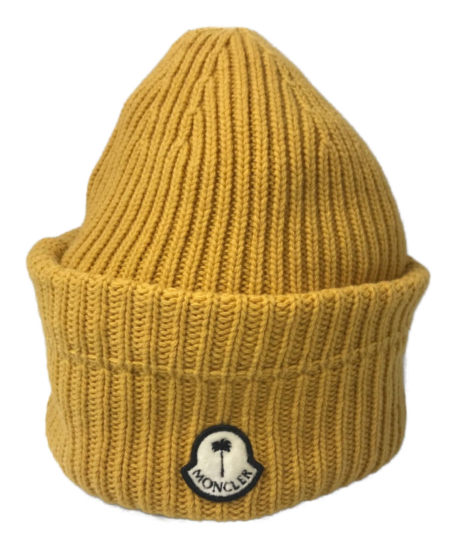 イエロー MONCLER PALM ANGELS ニットキャップ モンクレール 【公式通販】