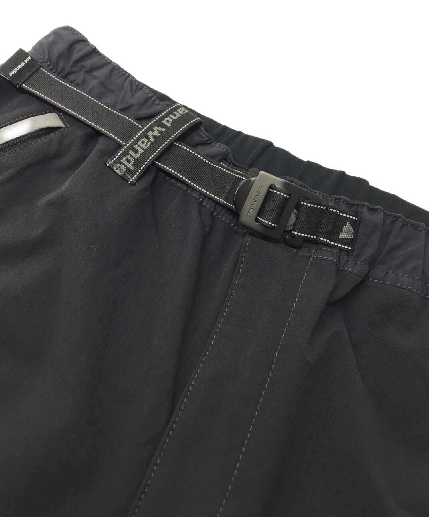 新品 アンドワンダー ナイロンダブルクロス フーディ アウトドア 登山