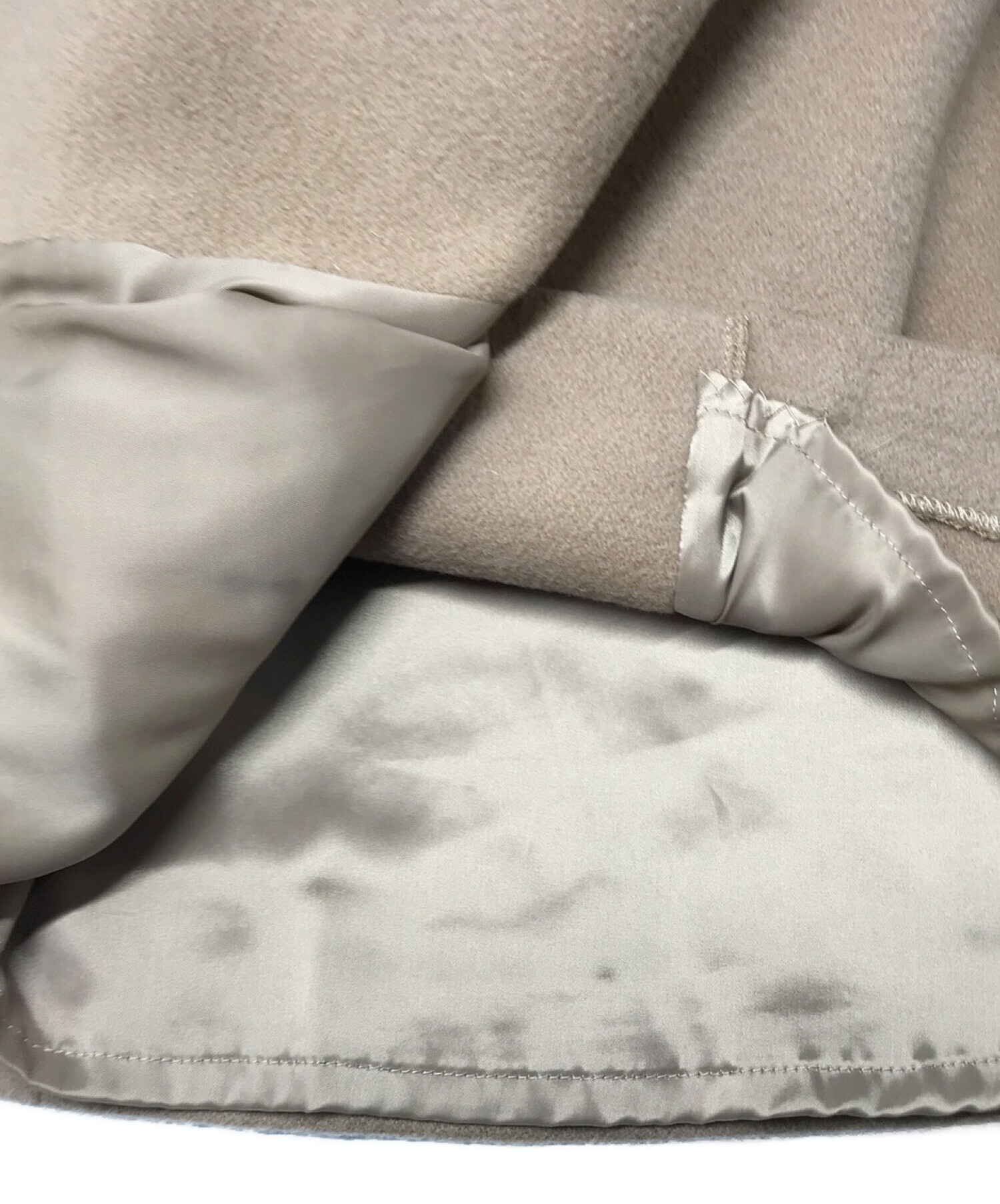 中古・古着通販】anplegant (アンプレガント) ポンチョコート ブラウン