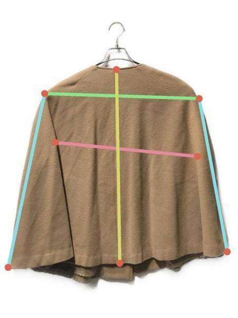 中古・古着通販】anplegant (アンプレガント) ポンチョコート ブラウン