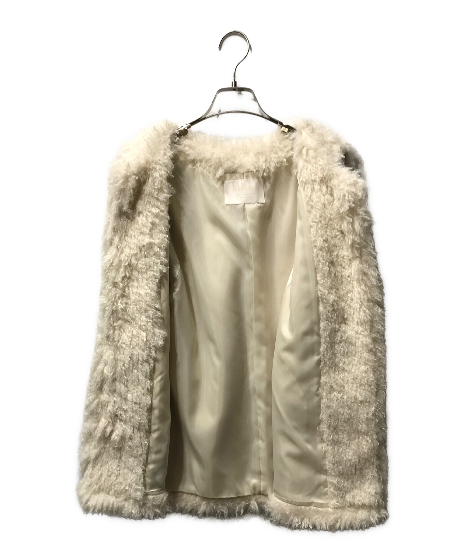 Ballsey ボールジィ プードルファークルーネックジレ ベスト