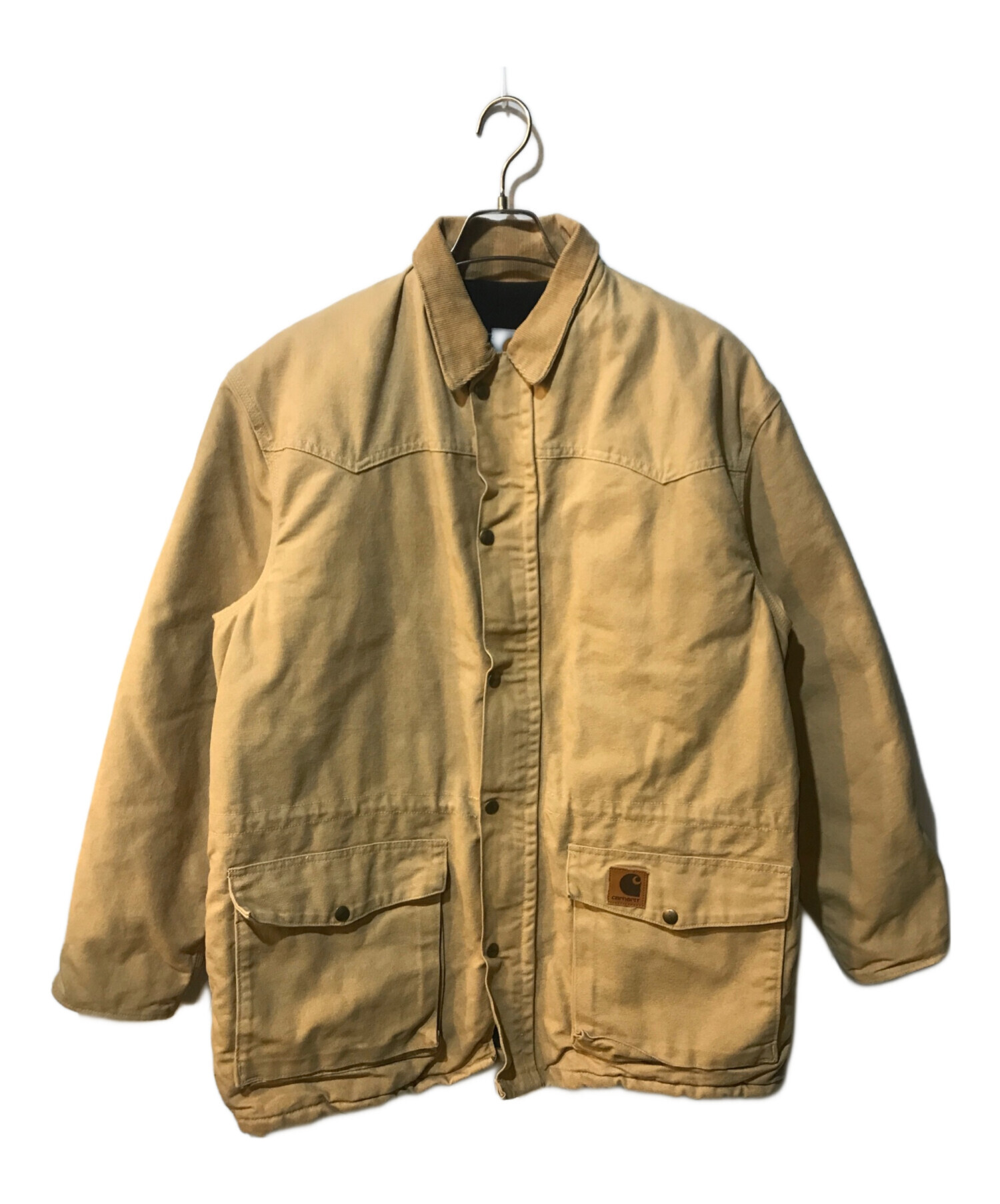 Carhartt ベージュ カバーオール　C001 中古・古着通販】CarHartt (カーハート) カバーオール ベージュ サイズ