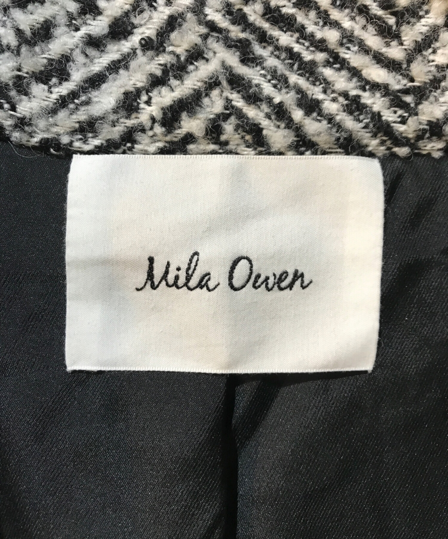 中古・古着通販】Mila Owen (ミラオーウェン) ビッグカラーケープ