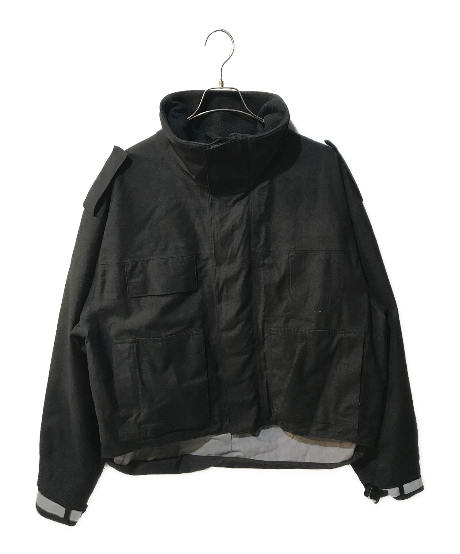 中古・古着通販】VINTAGE (ヴィンテージ) ポリスジャケット ブラック 