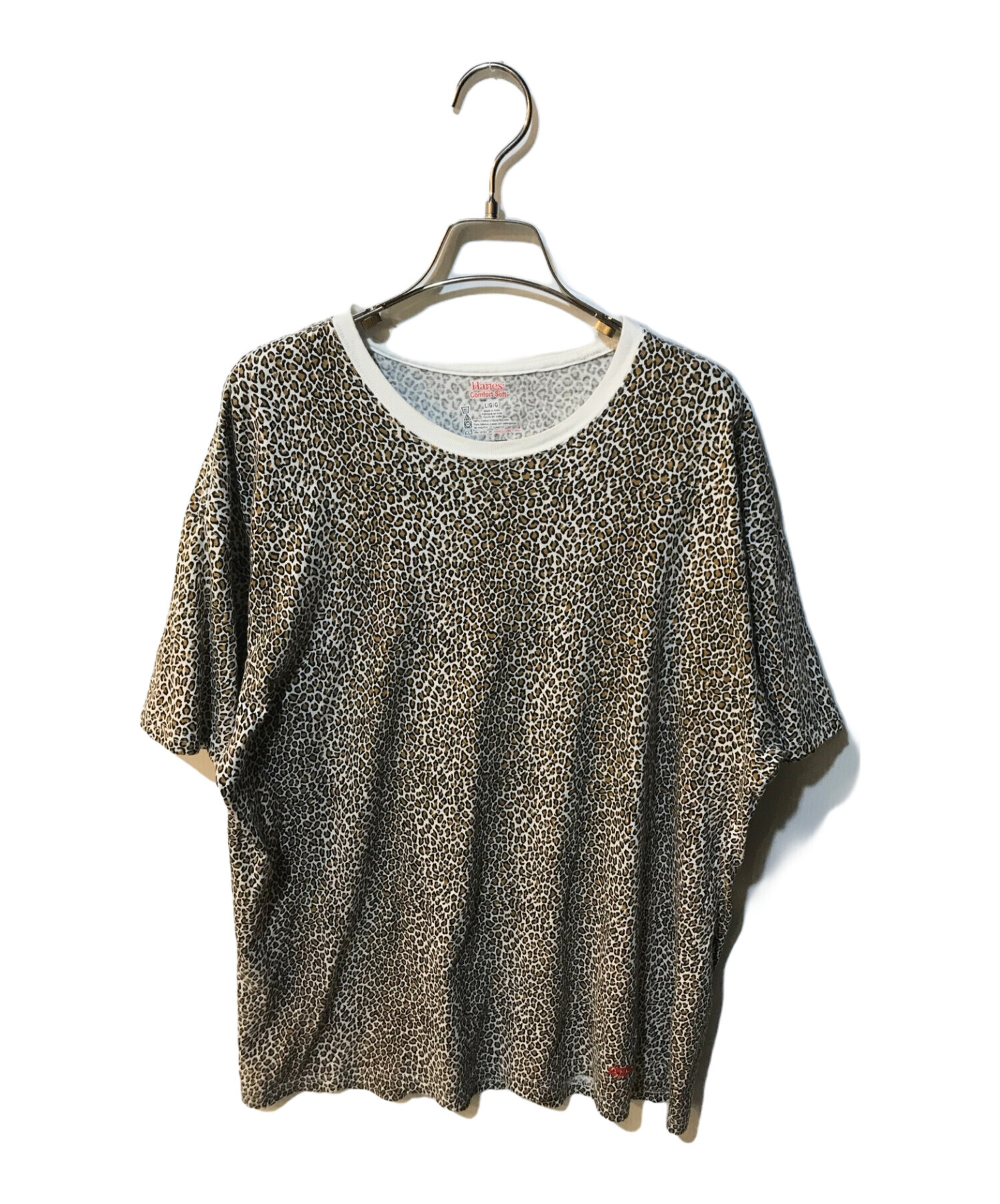 Supreme カットソー × Hanes ヘインズ　ロングスリーブ ロンT Supreme (シュプリーム) Hanes (ヘインズ) 半袖カットソー 19ss ベージュ サイズ:L