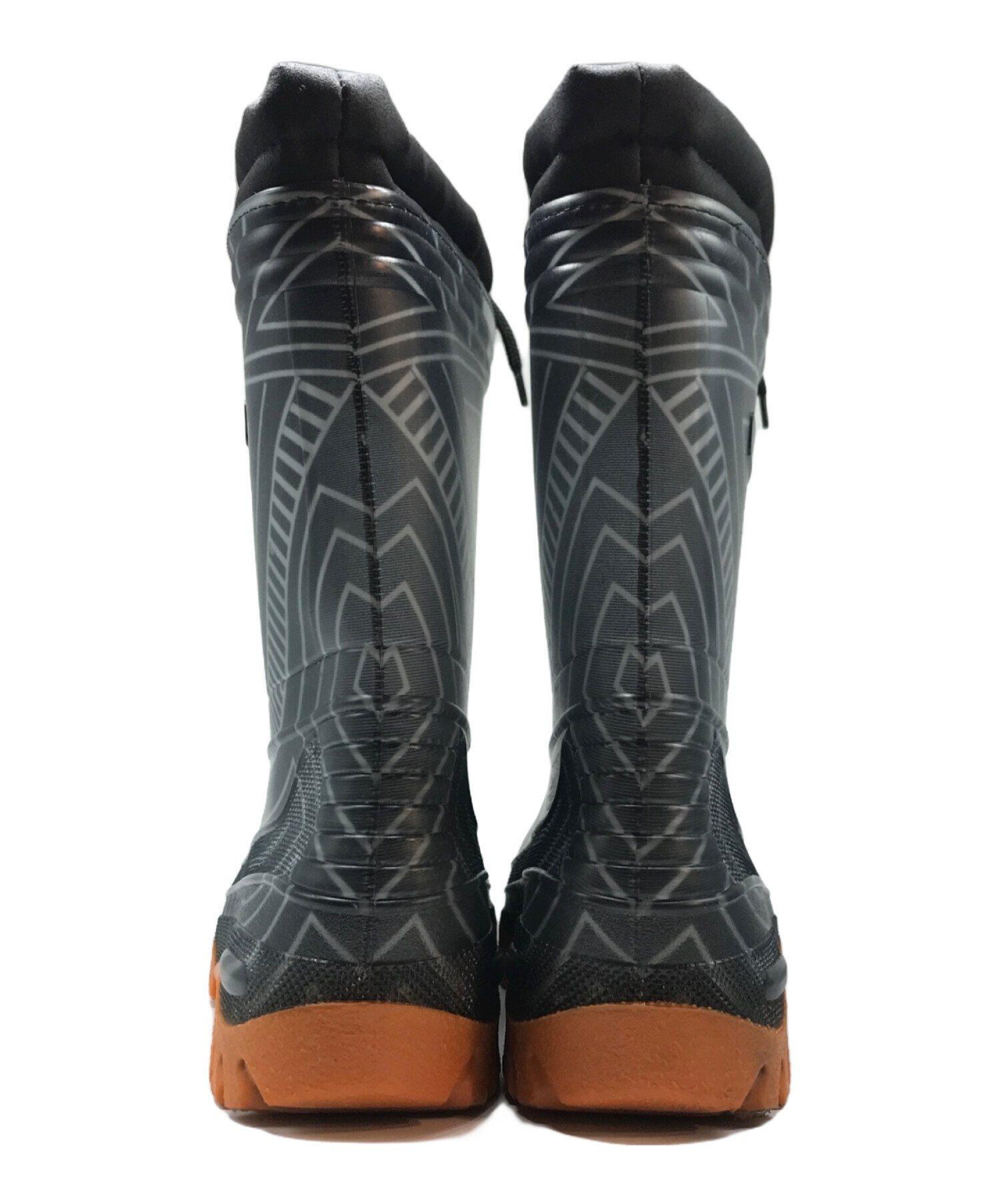 中古・古着通販】DEMOBAZA (デモバザ) ラバーブーツ ブラック サイズ