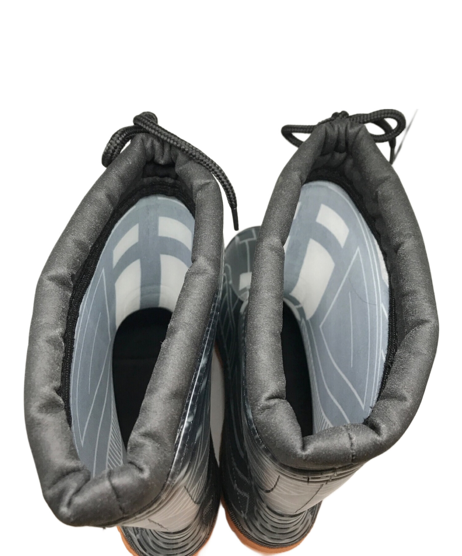 中古・古着通販】DEMOBAZA (デモバザ) ラバーブーツ ブラック サイズ