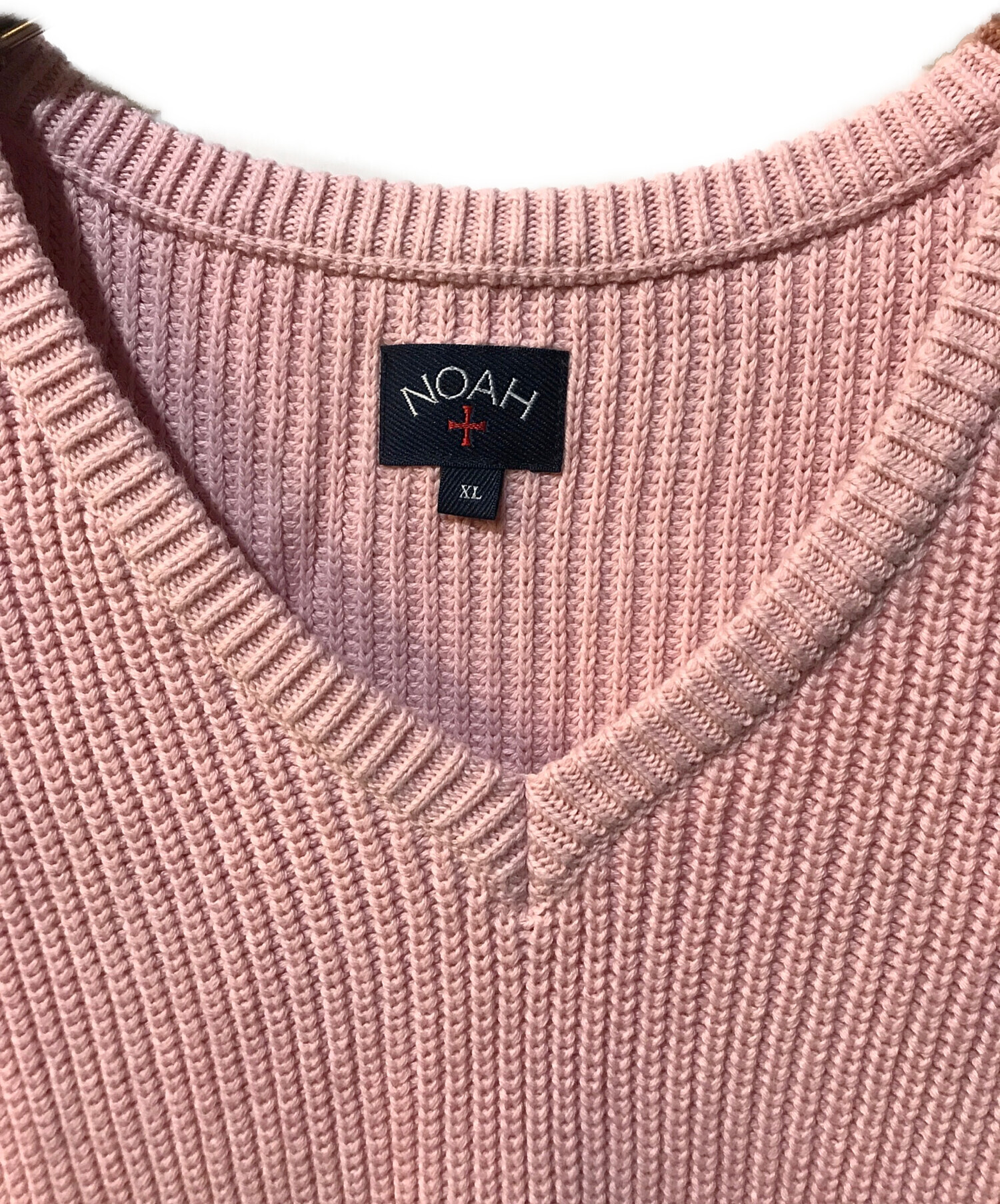 NOAH ニットベスト 中古・古着通販】Noah (ノア) ニットベスト ピンク