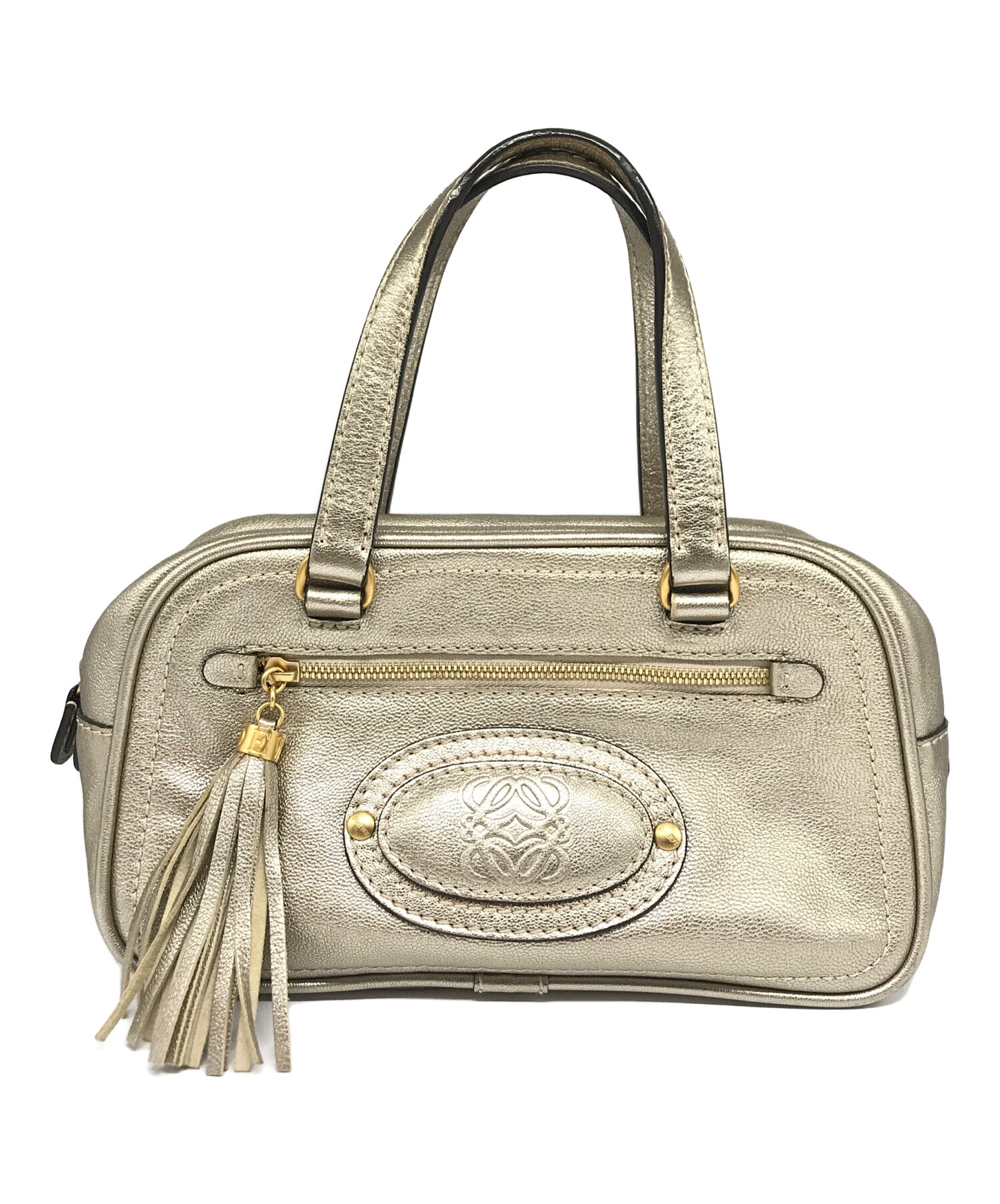 中古・古着通販】LOEWE (ロエベ) マドリードタッセルハンドバッグ 