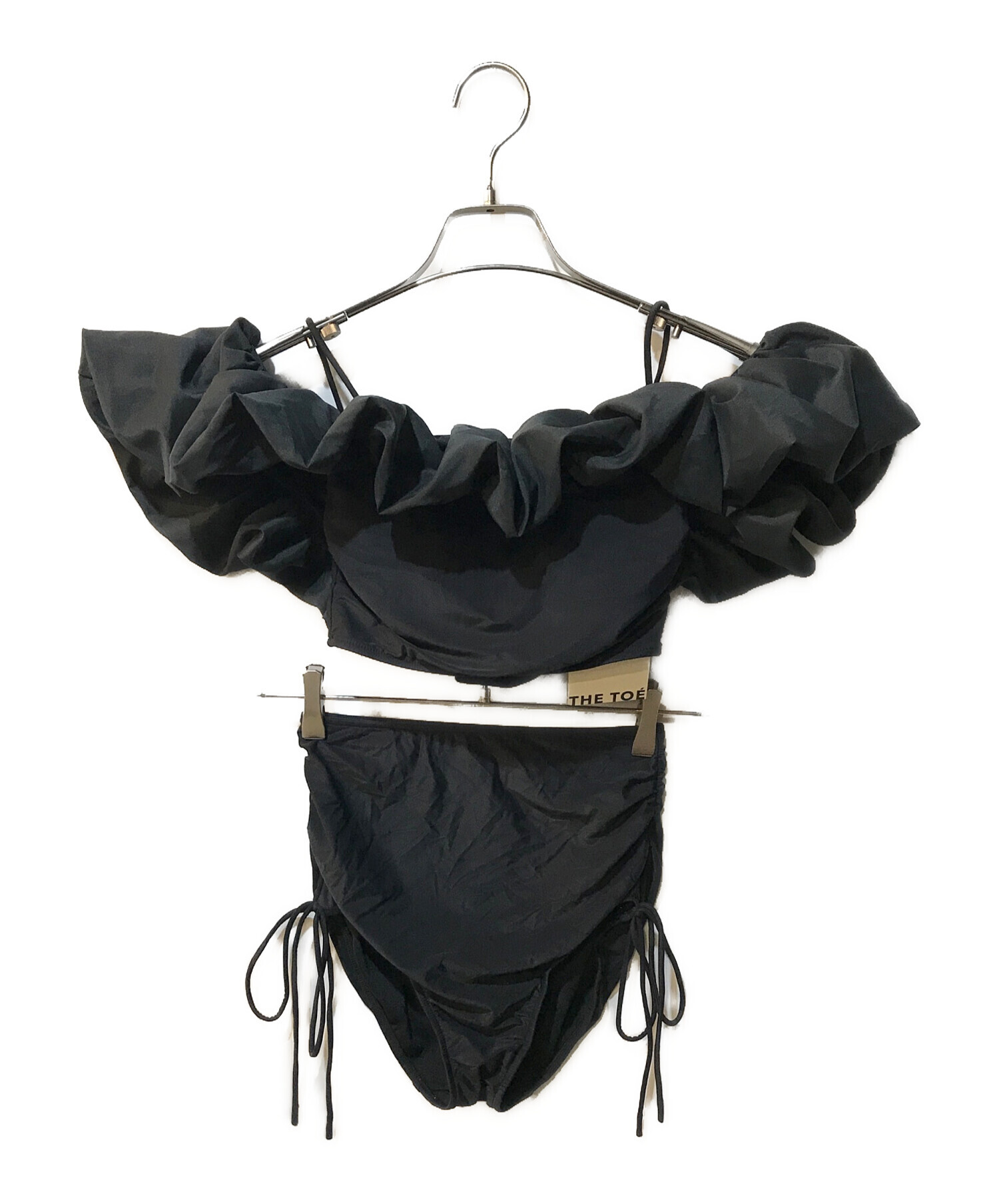 中古・古着通販】THE TOE (ザ・トゥー) Erie frills swimwear ブラック