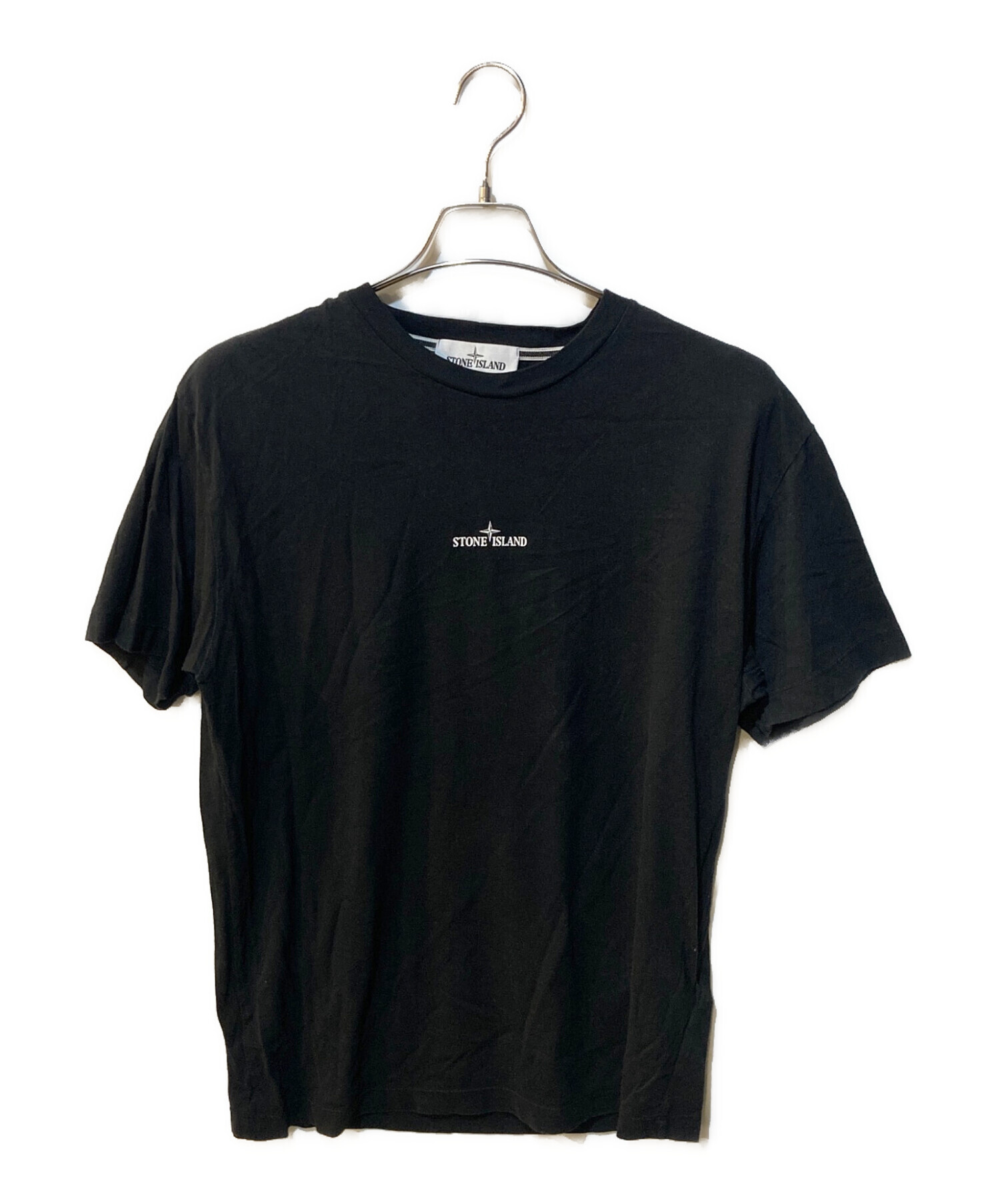STONE ISLAND ブラック Tシャツ Lサイズ STONE ISLAND ブラック Tシャツ Lサイズ