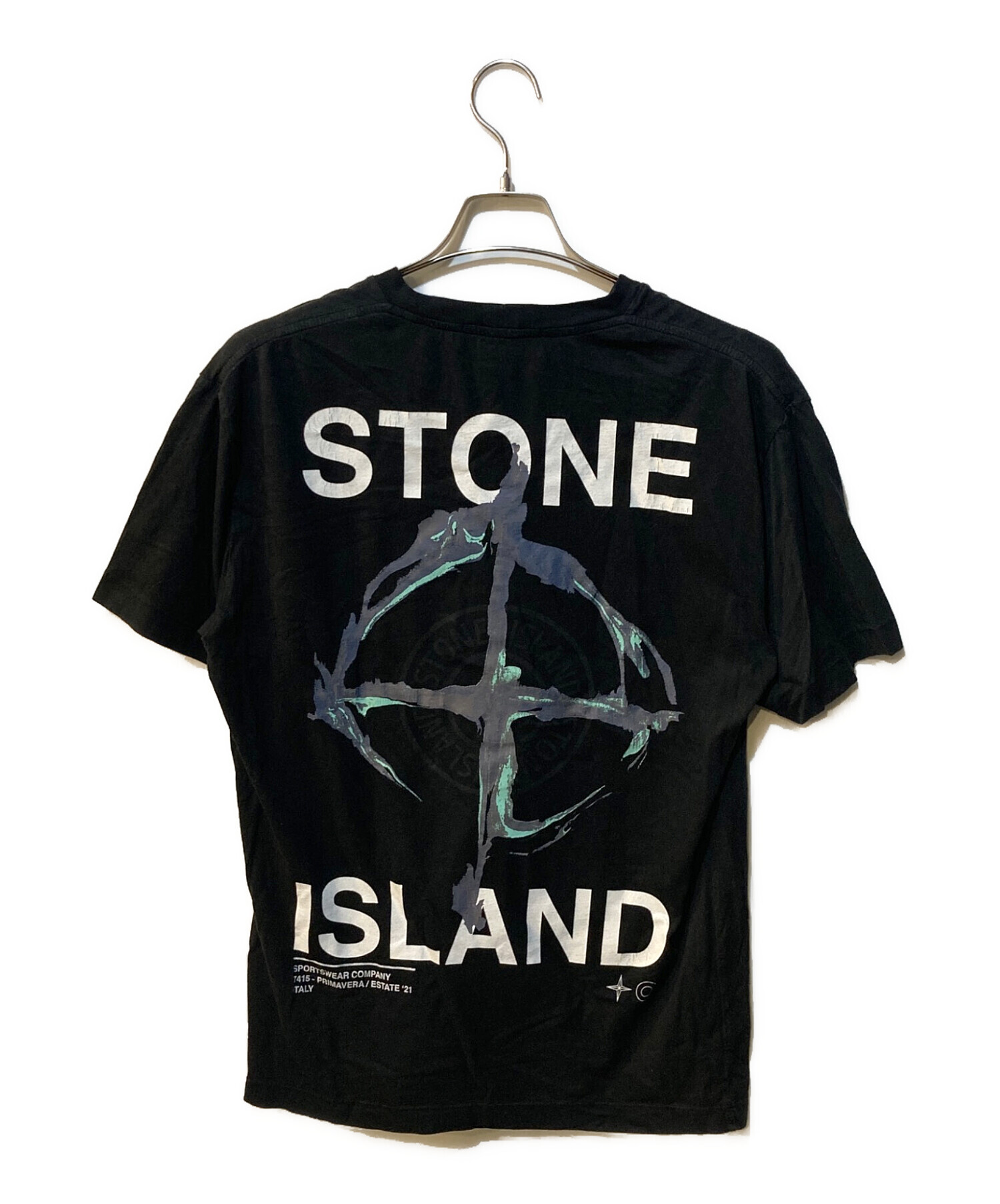 中古・古着通販】STONE ISLAND (ストーンアイランド) プリントTシャツ 