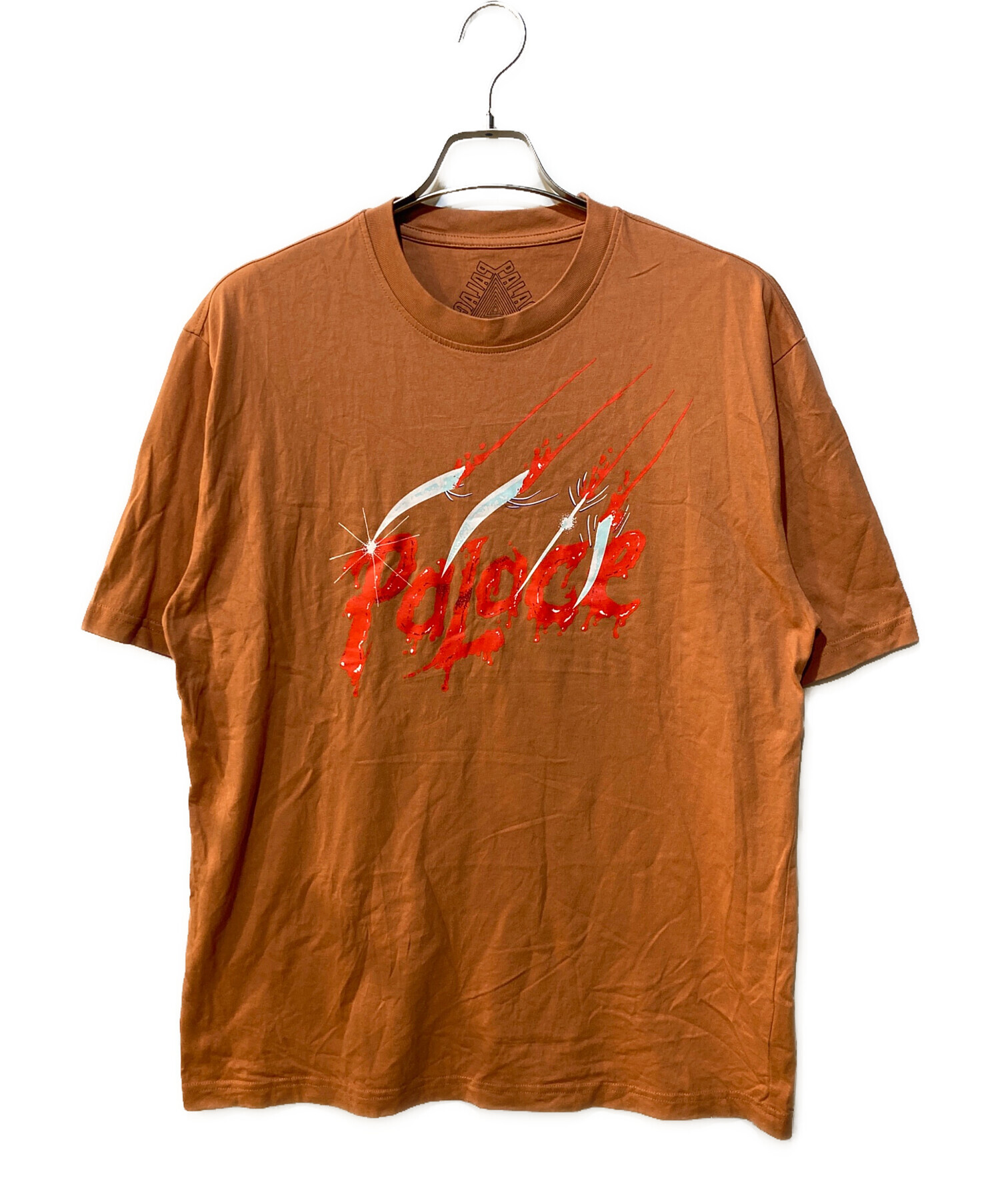 中古・古着通販】PALACE (パレス) SCRATCHY T-SHIRT ブラウン サイズ