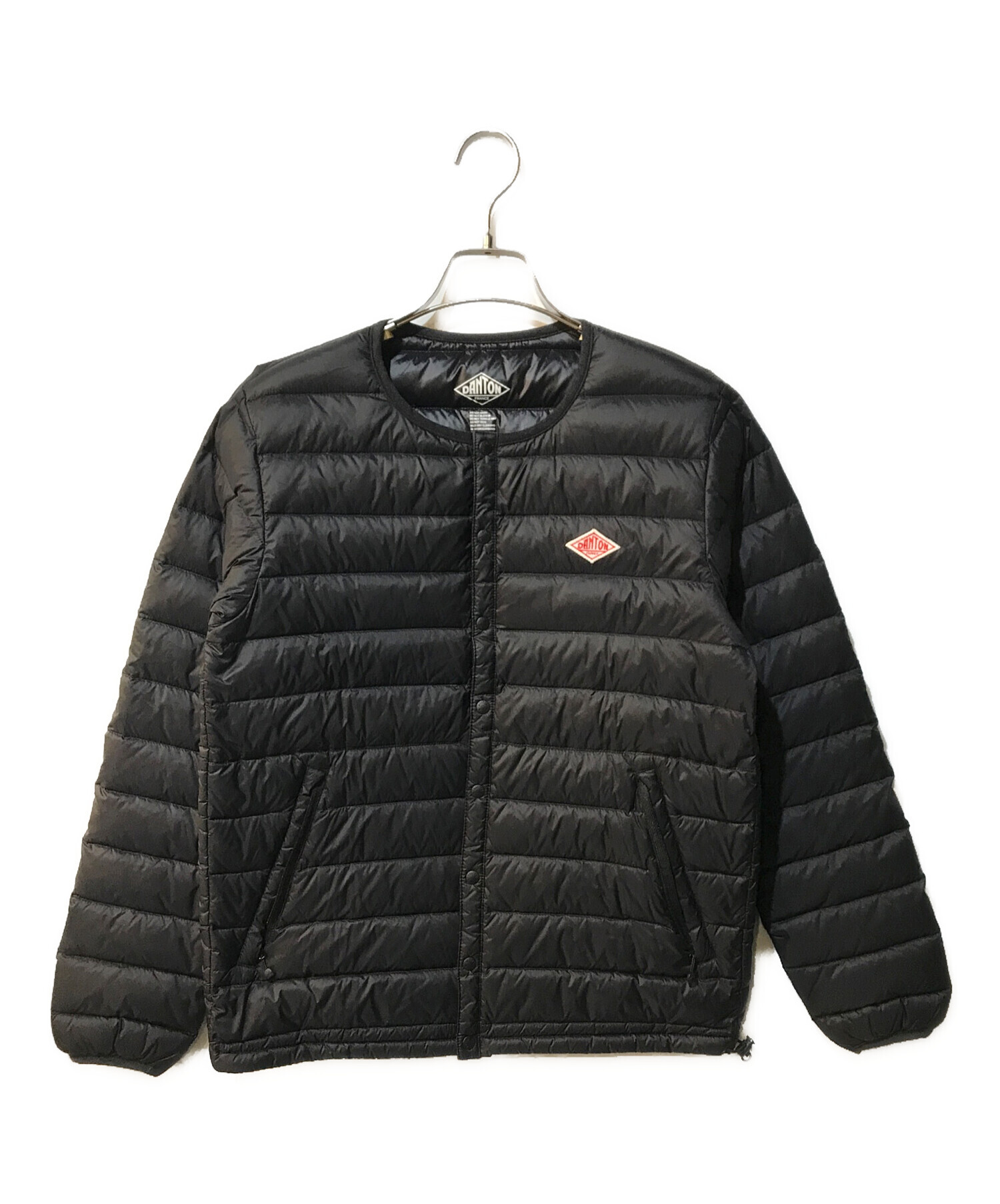 DANTON ダウンコート ブラック 38 DANTON ダントン インナーダウン