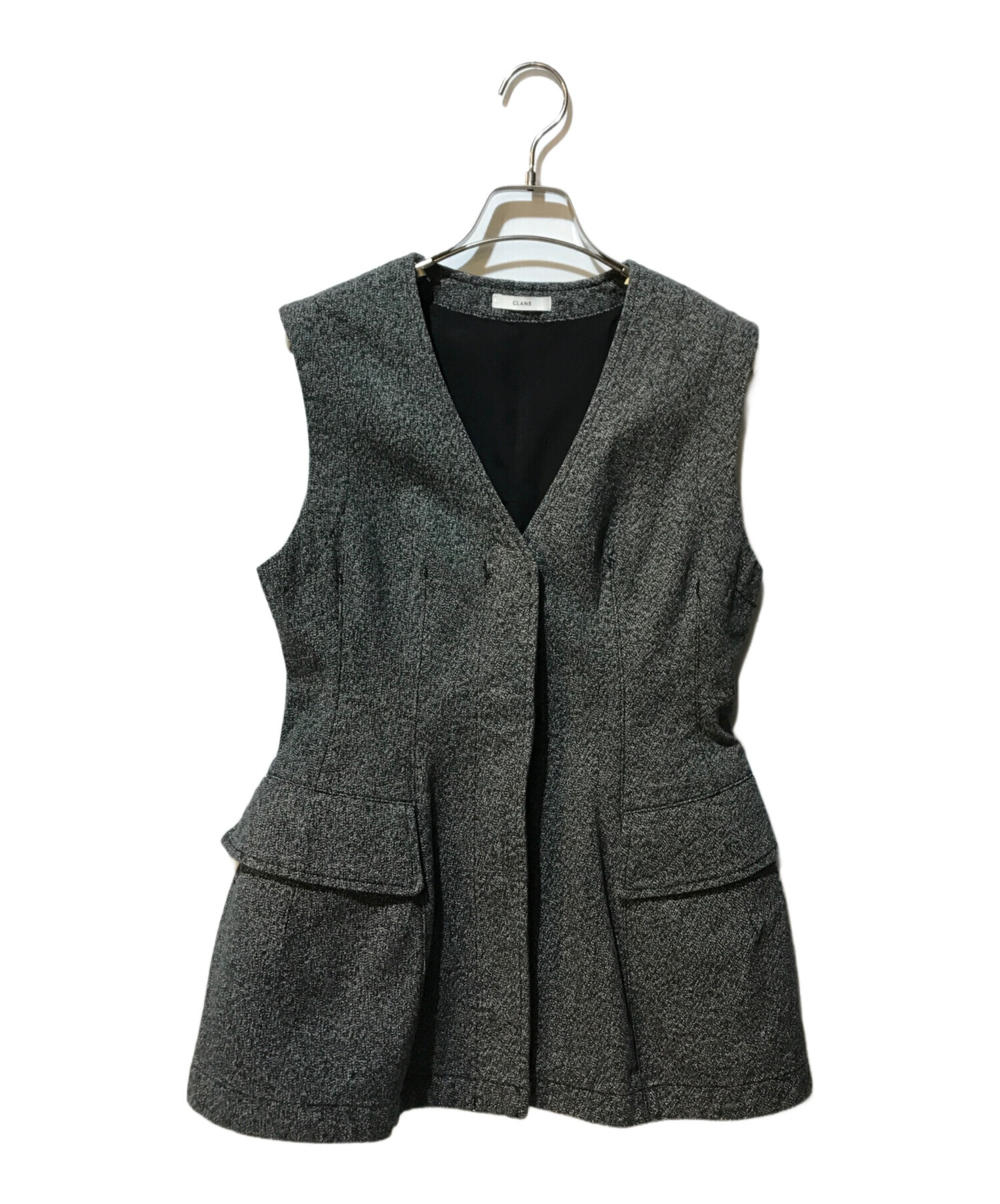 CLANE クラネ PANNIER LINE DENIM BUSTIER