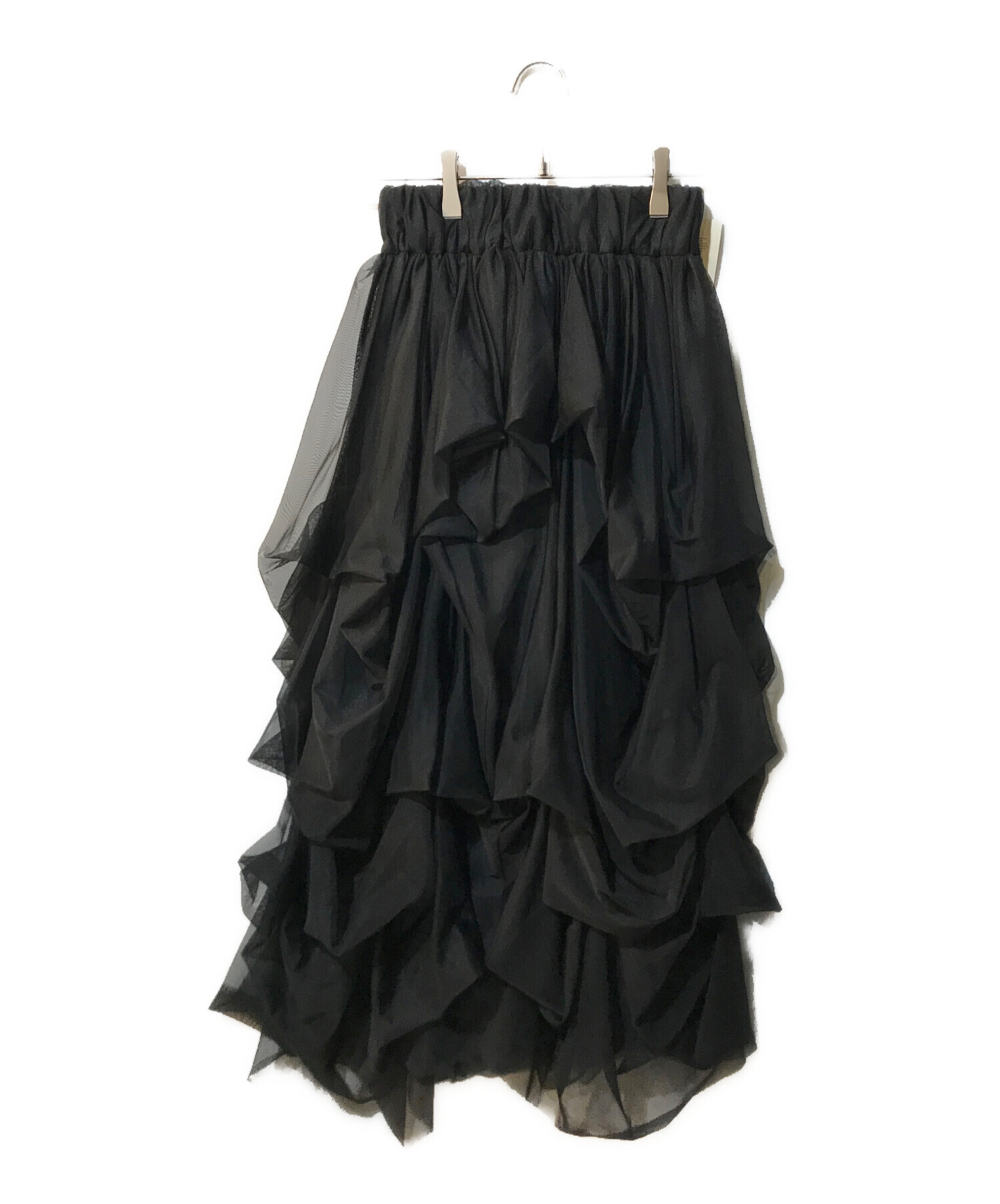THE TOÉ Bercy Balloon Skirt #black